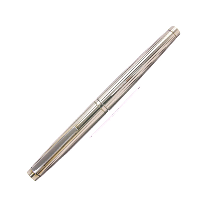 プラチナ　万年筆　中古　ストライプ 中古)PLATINUM プラチナ 万年筆 プラチナ・プラチナ スモール