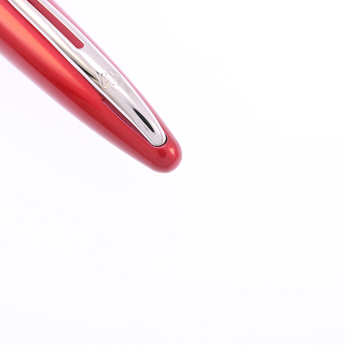 中古)WATERMAN ウォーターマン 万年筆 カレン グロッシー・レッドST EF