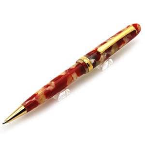 新品)PLATINUM プラチナ ボールペン #3776 セルロイド #24 キンギョ