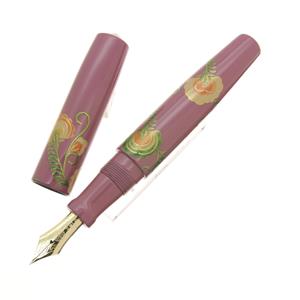 NAKAYA 中屋万年筆 万年筆 シガーピッコロ 琉球紅型Ⅱ 軟細字 メイン