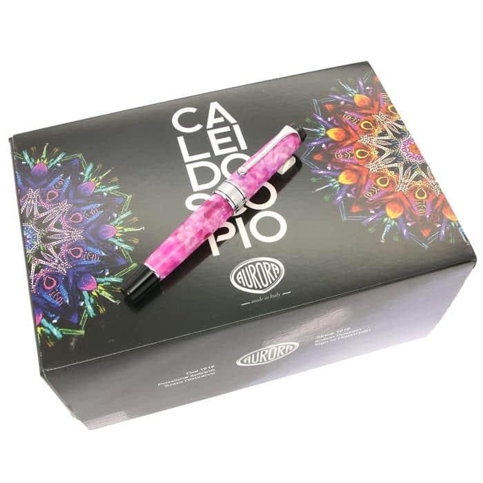 アウロラ 限定万年筆 カレイドスコーピオ ルーチェローザ EF 新品未使用 アウロラ 万年筆 限定品 オプティマ カレイドスコーピオ