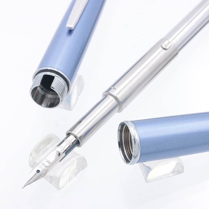 パイロットキャップレスデシモ18金 EF ダークマイカブルー