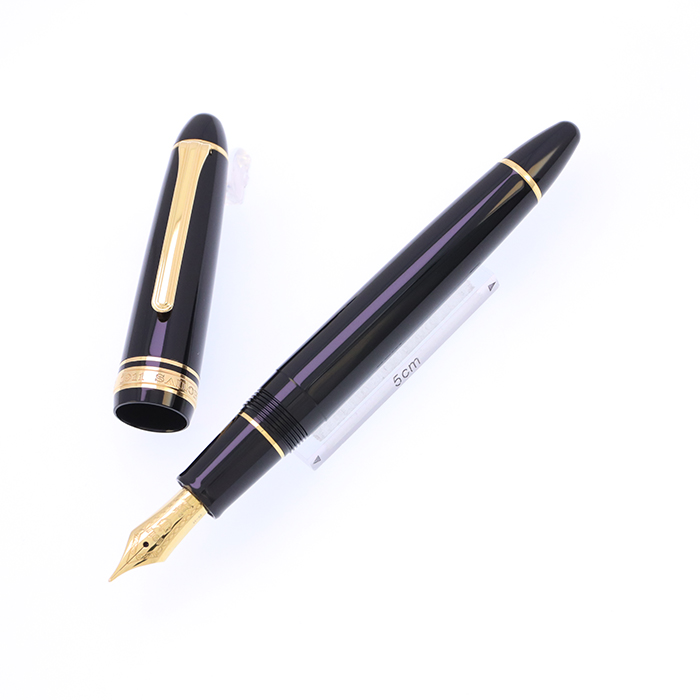 中古)SAILOR セーラー 万年筆 プロフィット21 金 ブラック 中字