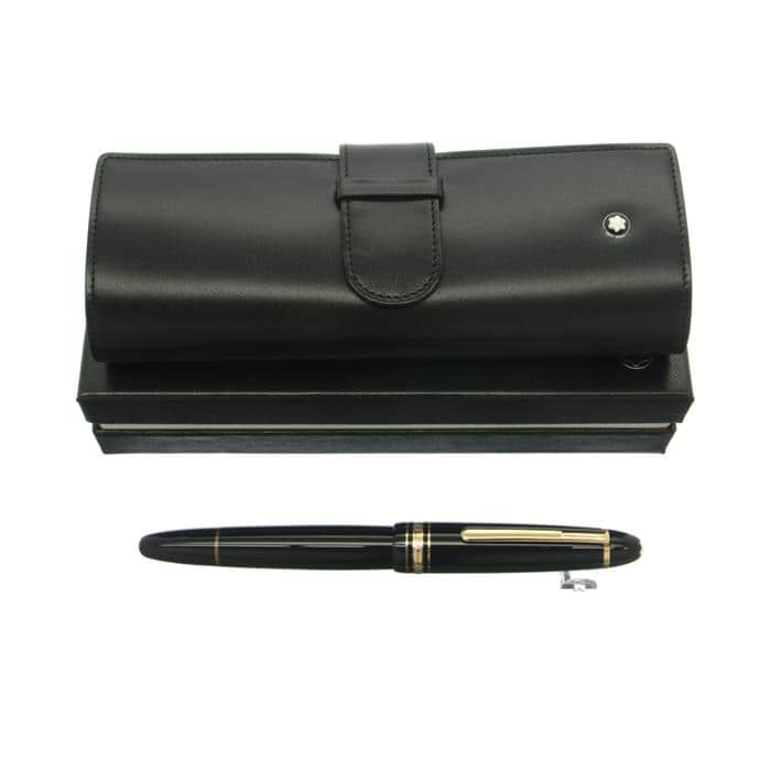 [美品]モンブラン　147マイスタ-シユテツク　トラベラ-万年筆 新品)MONTBLANC モンブラン 万年筆 マイスターシュテュック