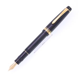 万年筆 ジャスタス95 ストライプブラック 細字