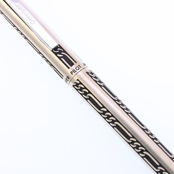 PILOT パイロット グランディ シャープペンシル　スターリングシルバー 格子 中古)PILOT パイロット メカニカルペンシル グランディ スターリング