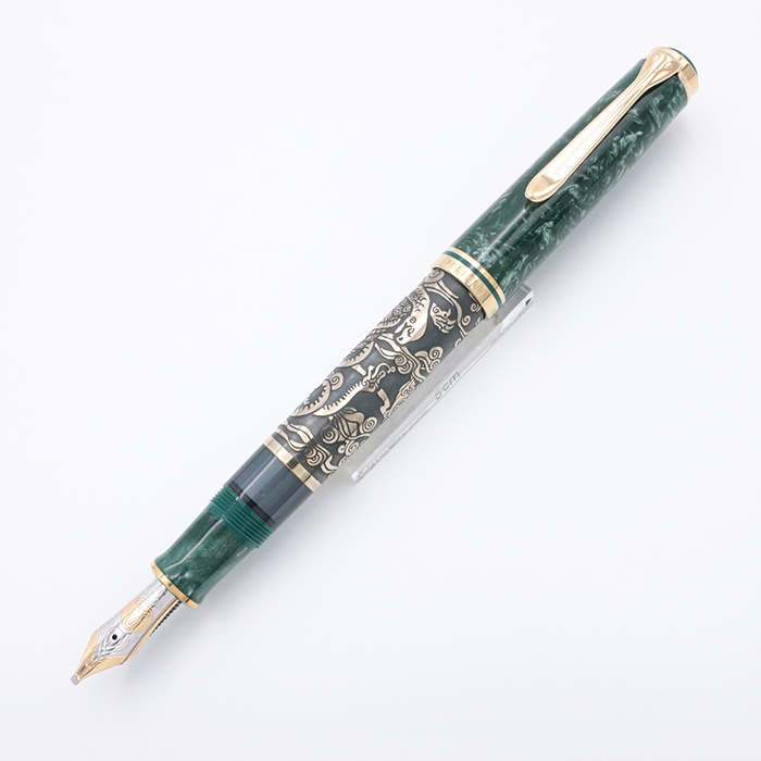 (中古)Pelikan ペリカン 万年筆 四神シリーズ 玄武 3B（商品ID：3717017018849）詳細ページ | 万年筆　 ボールペンなど高級筆記具の販売・買取｜キングダムノート