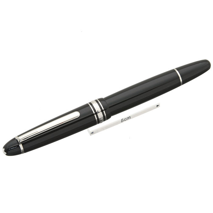 極美品▼MONTBLANC モンブラン マイスターシュテュック ルグラン ホワイトスター ツイスト式 ボールペン 黒×ゴールド ドイツ製 筆記確認◎約145cmグリップ幅