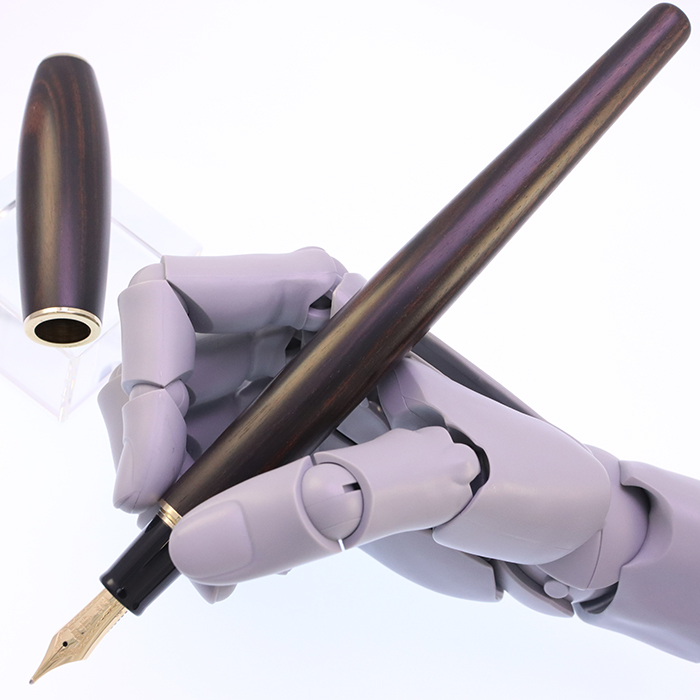 中古)SAILOR セーラー 万年筆 黒檀デスク 長刀研ぎ 中字（商品ID