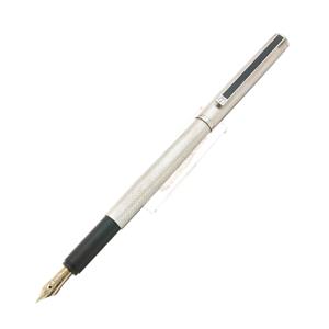 A.DUNHILL ダンヒル 万年筆 ジェムライン バーレイ シルバープレート EF (旧型) メイン
