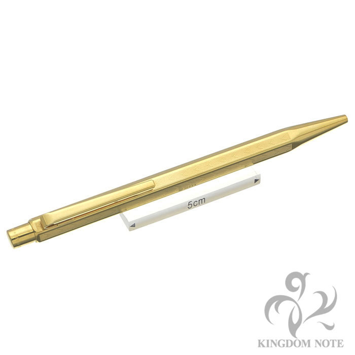 新品未開封　カランダッシュ　エクリドール シェブロン ゴールド ボールペン カランダッシュ（CARAN d'ACHE） ボールペンEcridor Chevron