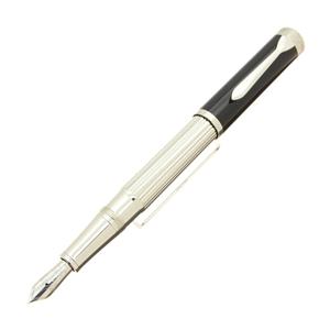 Pelikan ペリカン 万年筆 マジェスティ M7005 ブラック&シルバー M メイン