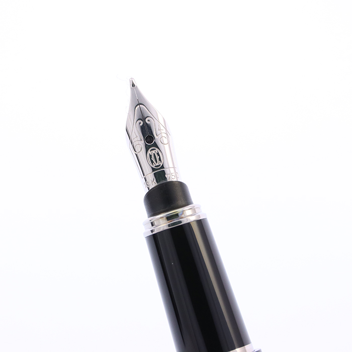 カルティエ 万年筆 ディアボロ ドゥ ブラック &シルバー 詳細ページ | 万年筆 ボールペンなど高級筆記具の販売・買取