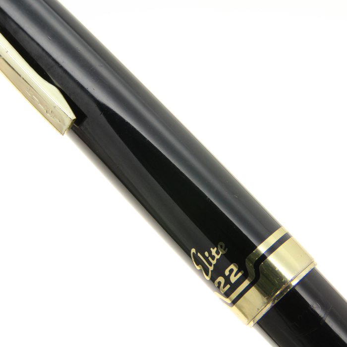Pilot Elite 万年筆 スパーインク付き2本セット　金14k.22k l.jpg