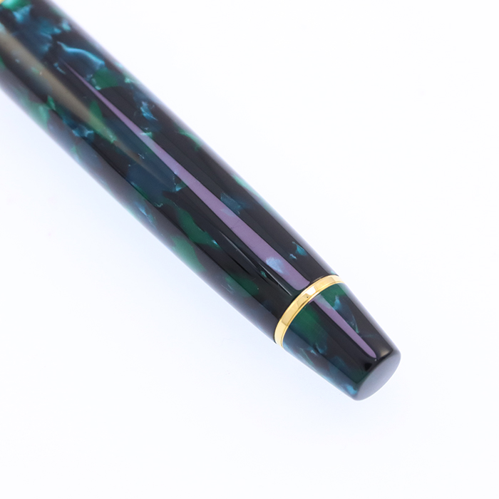 SAILOR セーラー 万年筆モザイク グリーン 長刀研ぎ 中細字【中古-良品】 詳細ページ | 万年筆 ボールペンなど高級筆記具の販売・買取