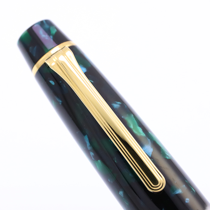 SAILOR セーラー 万年筆モザイク グリーン 長刀研ぎ 中細字【中古-良品】 詳細ページ | 万年筆 ボールペンなど高級筆記具の販売・買取