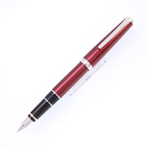 万年筆 エラボー レッド 軟極細字 (金属軸)