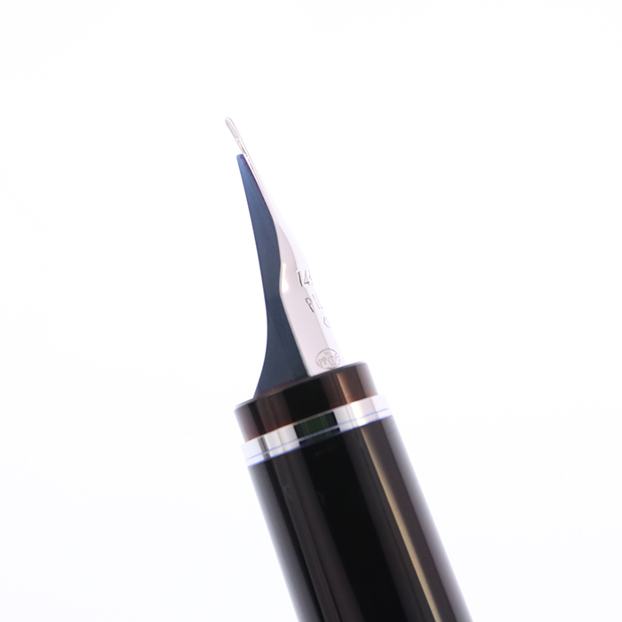 中古)PILOT パイロット 万年筆 エラボー レッド 軟極細字 (金属軸