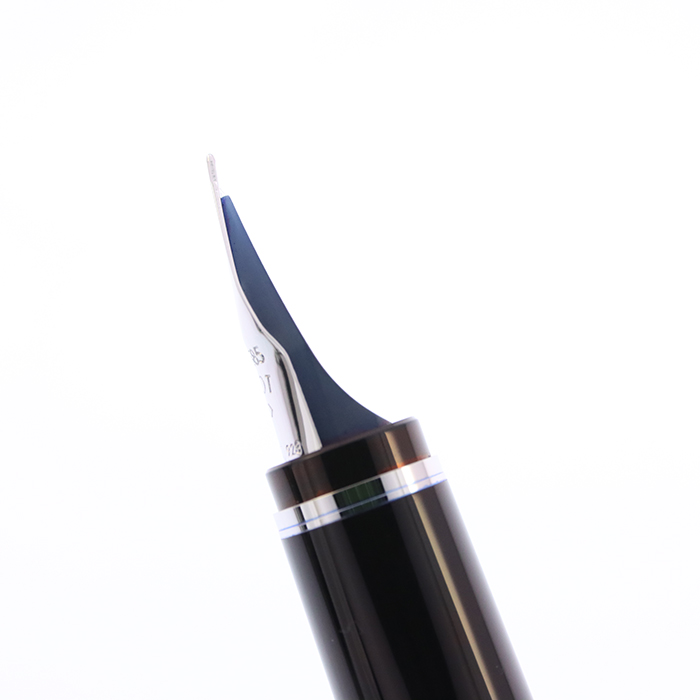 中古)PILOT パイロット 万年筆 エラボー レッド 軟極細字 (金属軸