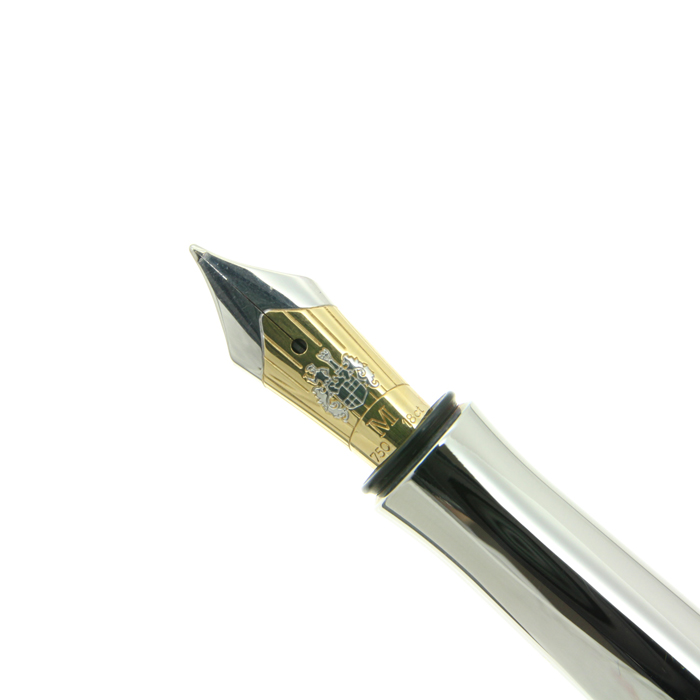 ファーバーカステル 万年筆 クラシック ペルナンブコ シルバー