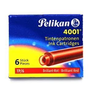 Pelikan ペリカン カートリッジインク TP/6 レッド 6本入 メイン