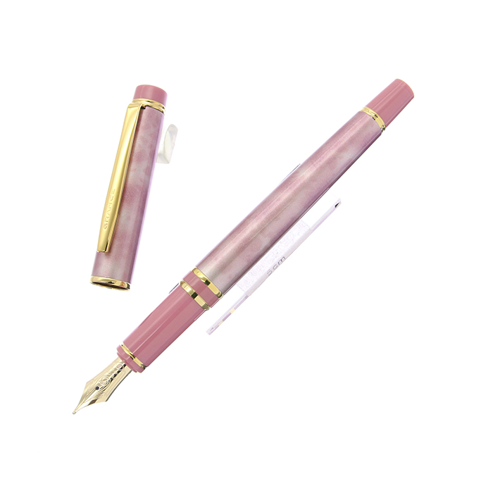 新品)PILOT パイロット 万年筆 グランセ マーブルピンク（商品ID