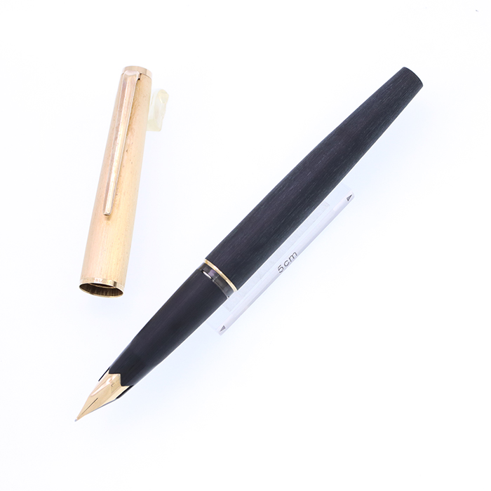 ☆MONTBLANC/モンブラン 224 ゴールド×ブラック ペン先 K14 585