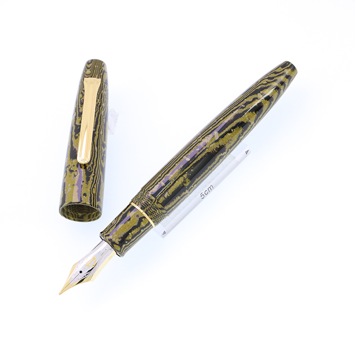 新品)SAILOR セーラー 万年筆 長刀研ぎエボナイト 猛虎（商品ID