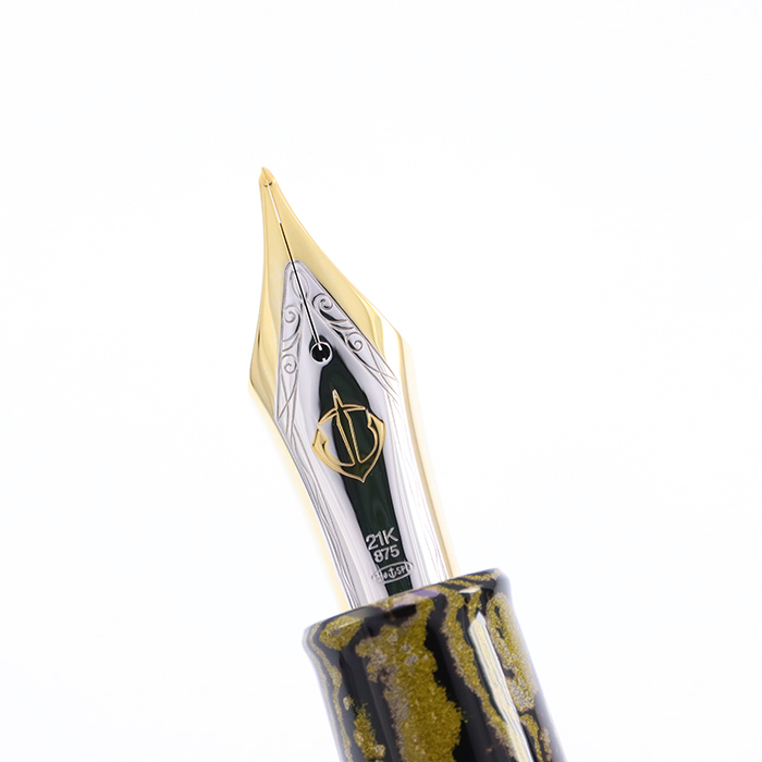 新品)SAILOR セーラー 万年筆 長刀研ぎエボナイト 猛虎（商品ID