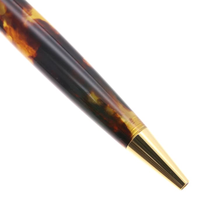 新品)PLATINUM プラチナ ボールペン #3776 セルロイド #62 ベッコウ