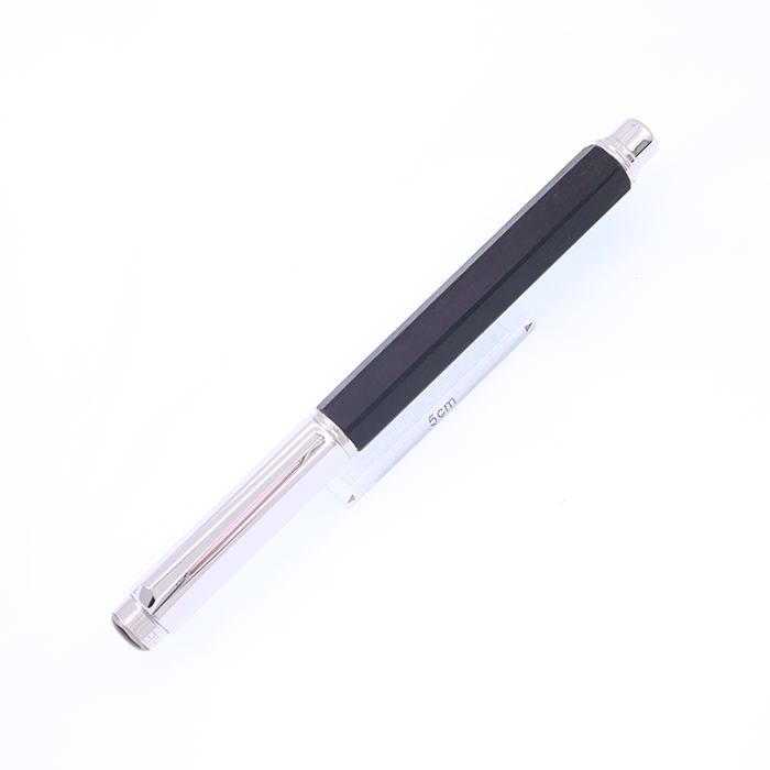 中古)CARAN d'ACHE カランダッシュ 万年筆 バリアス エボニー シルバー