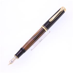 万年筆 スーベレーン M400 茶縞 EF