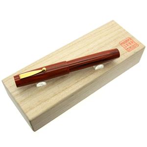 masahiro万年筆製作所 マサヒロ 万年筆 ミドルレンジ13ミリ オレンジマーブルエボナイト 軟中細字 メイン