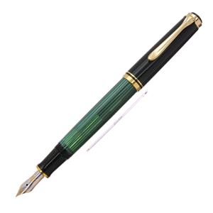 Pelikan ペリカン 万年筆 スーベレーン M400 緑縞 メイン