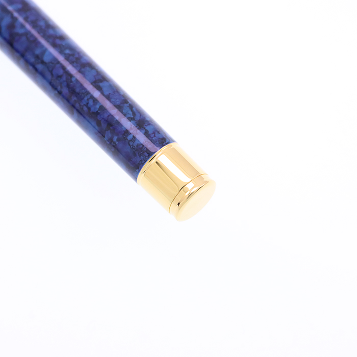 【未使用】montblanc ノブレス 万年筆 No.18140 ブルーマーブル 中古)MONTBLANC モンブラン 万年筆 ノブレス ラッカー ブルー