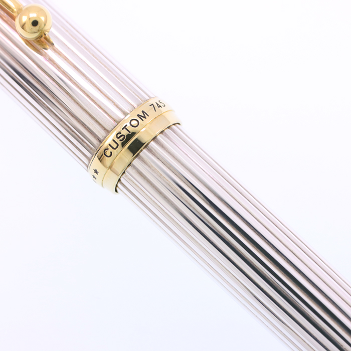 中古)PILOT パイロット 万年筆 カスタム745 スターリングシルバー
