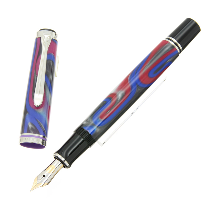 ペリカン万年筆、 中古)Pelikan ペリカン 万年筆 四神シリーズ 朱雀 ゴールデン