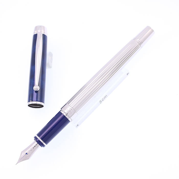 中古)PILOT パイロット 万年筆 グランセ ロジウムコンビ