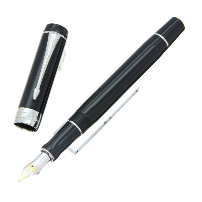 新品)PARKER パーカー 万年筆 デュオフォールド クラシック ブラックCT