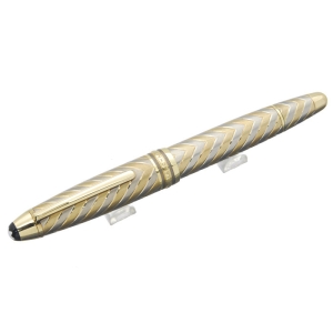 MONTBLANC モンブラン 万年筆 #1469 ソリテール 18Kソリッドゴールド ホワイト&イエロー M メイン