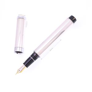 万年筆 創業110周年記念 しろがね 中細字