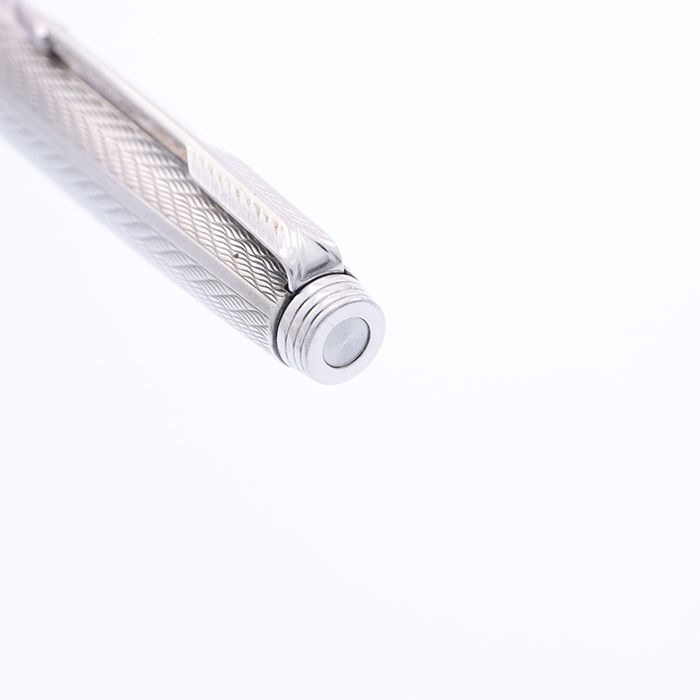 パーカー　万年筆　スターリングシルバー　ジャンク品 中古)PARKER パーカー 万年筆 #75 シズレ スターリングシルバー