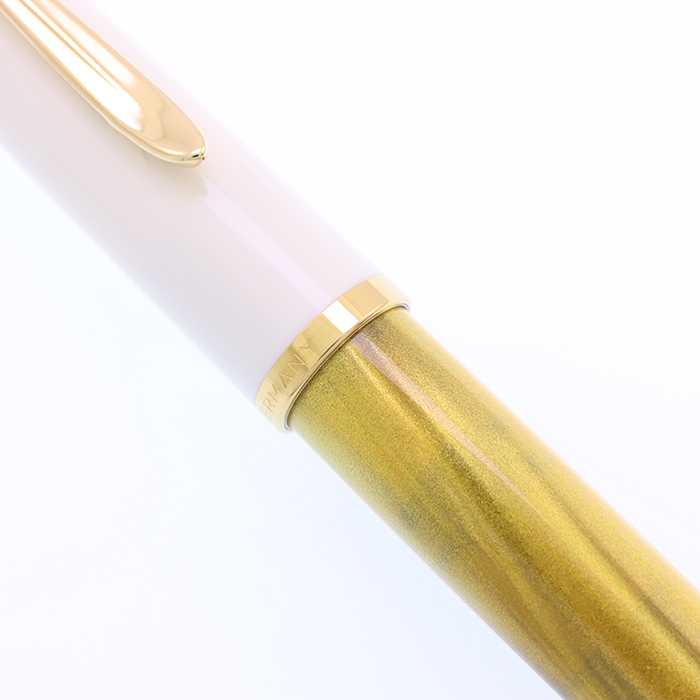 中古)Pelikan ペリカン 万年筆 クラシック M200 ゴールドマーブル F