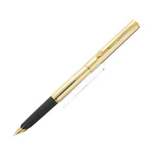 中古)PARKER パーカー 万年筆 アロー ゴールド F (ダイヤモンド装飾