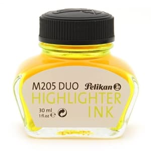 Pelikan ペリカン ボトルインク 「M205 DUO デモンストレーター イエロー」用 ハイライターインク 30ml メイン