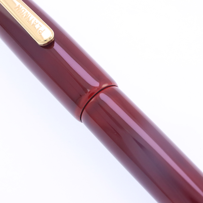 プラチナ万年筆3776 中字 14K585 インク付 ほぼ未使用品 濃パープル色 3776 センチュリー | プラチナ万年筆