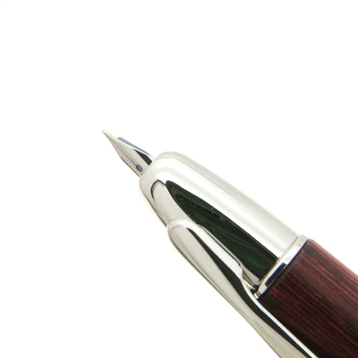 新品)PILOT パイロット 万年筆 キャップレス 木軸 ディープレッド