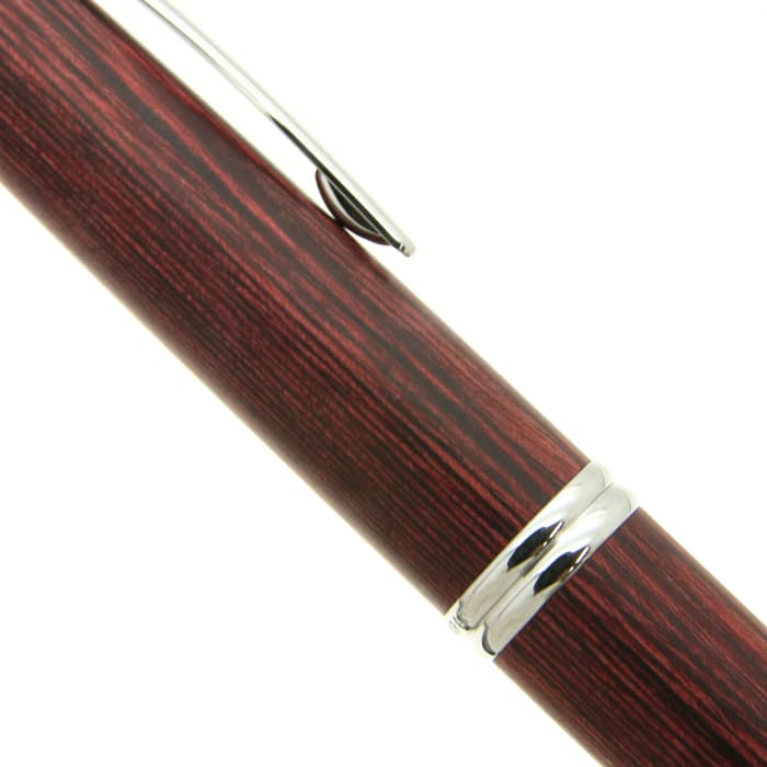 新品)PILOT パイロット 万年筆 キャップレス 木軸 ディープレッド