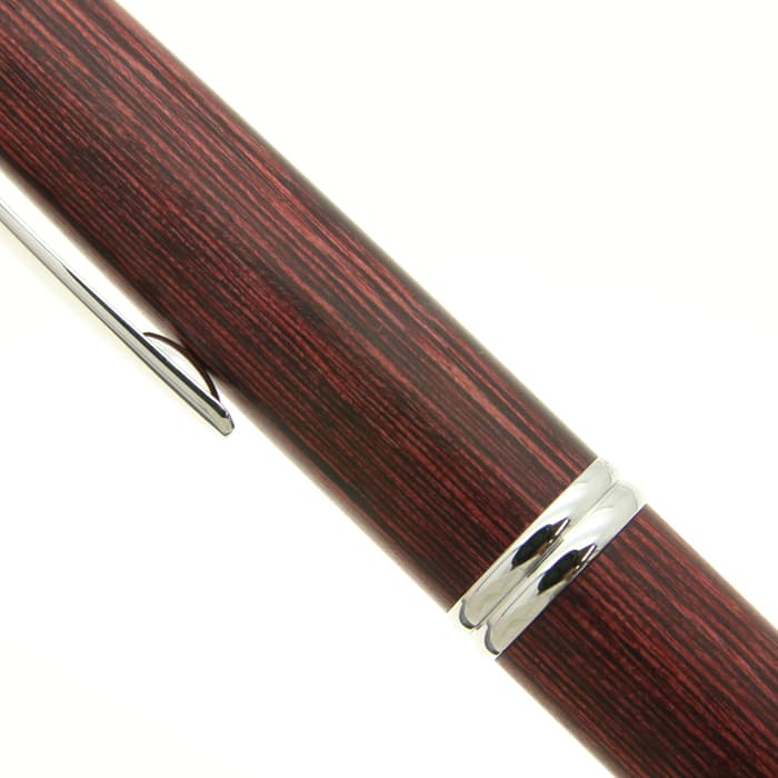 新品)PILOT パイロット 万年筆 キャップレス 木軸 ディープレッド