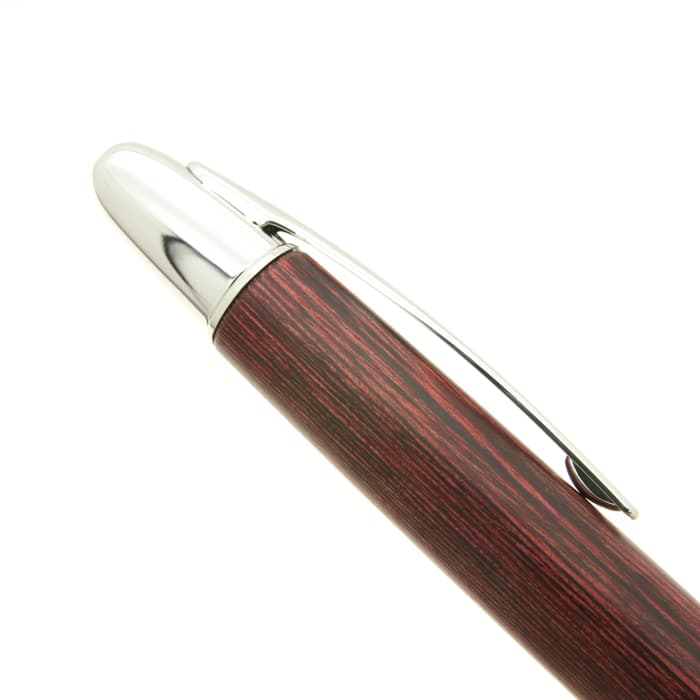 新品)PILOT パイロット 万年筆 キャップレス 木軸 ディープレッド